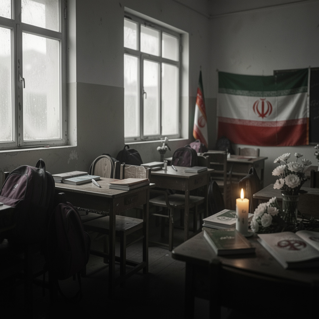 150 nafar o‘quvchisi o‘ldirilgan Minab maktabida yangi o‘quv yili boshlandi